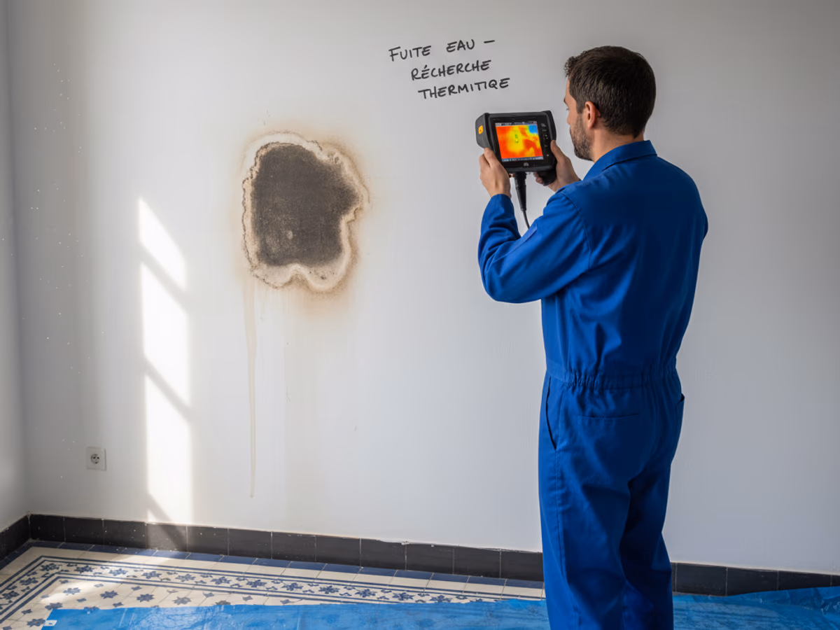 Fuite encastrée dans un mur : comment la trouver sans casser