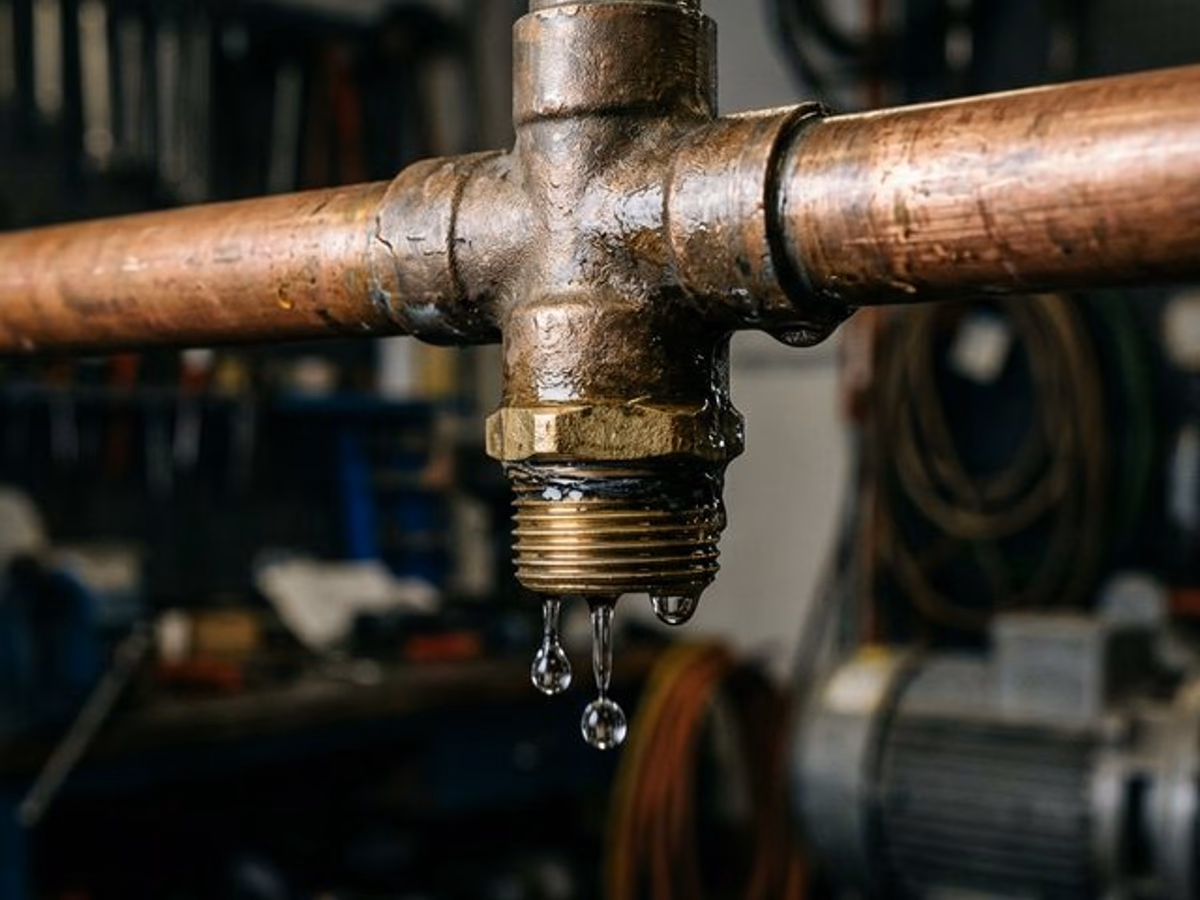 Fuite sur raccord plomberie : causes et solutions