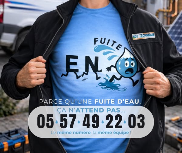 Technicien HOT Technique - EN FUITE, spécialiste détection et recherche de fuite d'eau en Gironde
