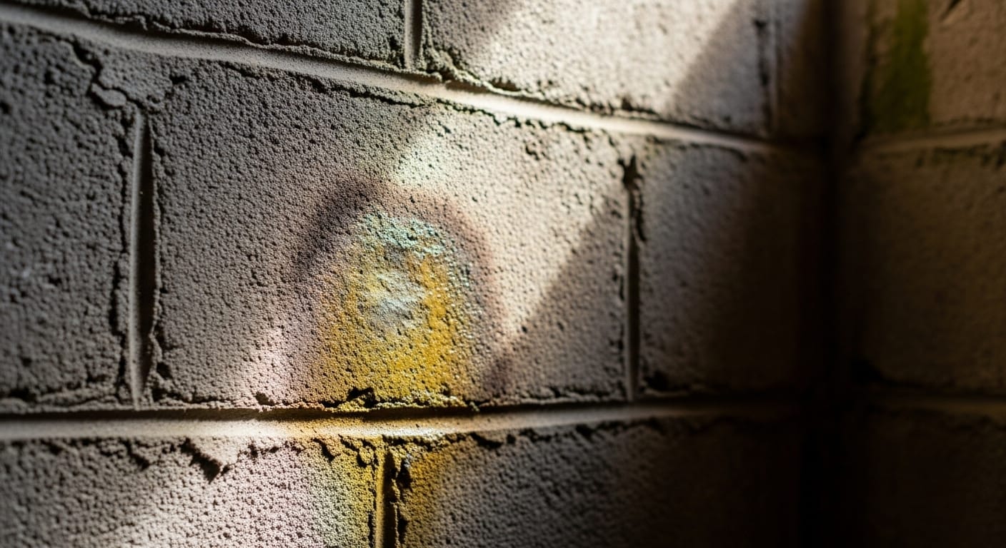 Fuite dans un mur dans local à Libourne